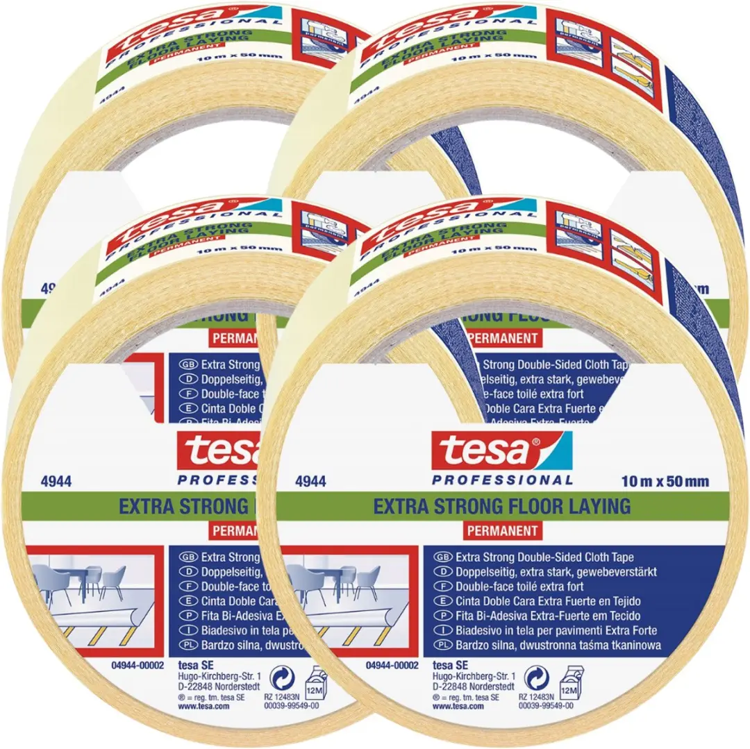 Tesa Professional Tapijtverstuivertape 10m x 50mm