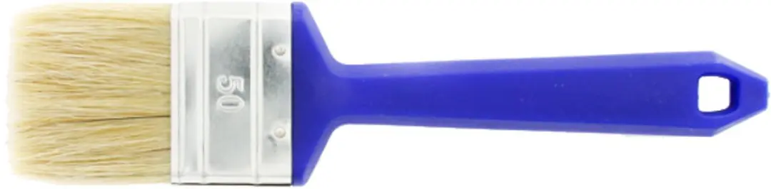 Super Prof Platte Kwast 40mm - Wit Haar