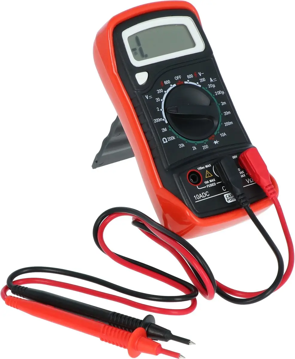 Carpoint Digitale Multimeter 678207 - Rood