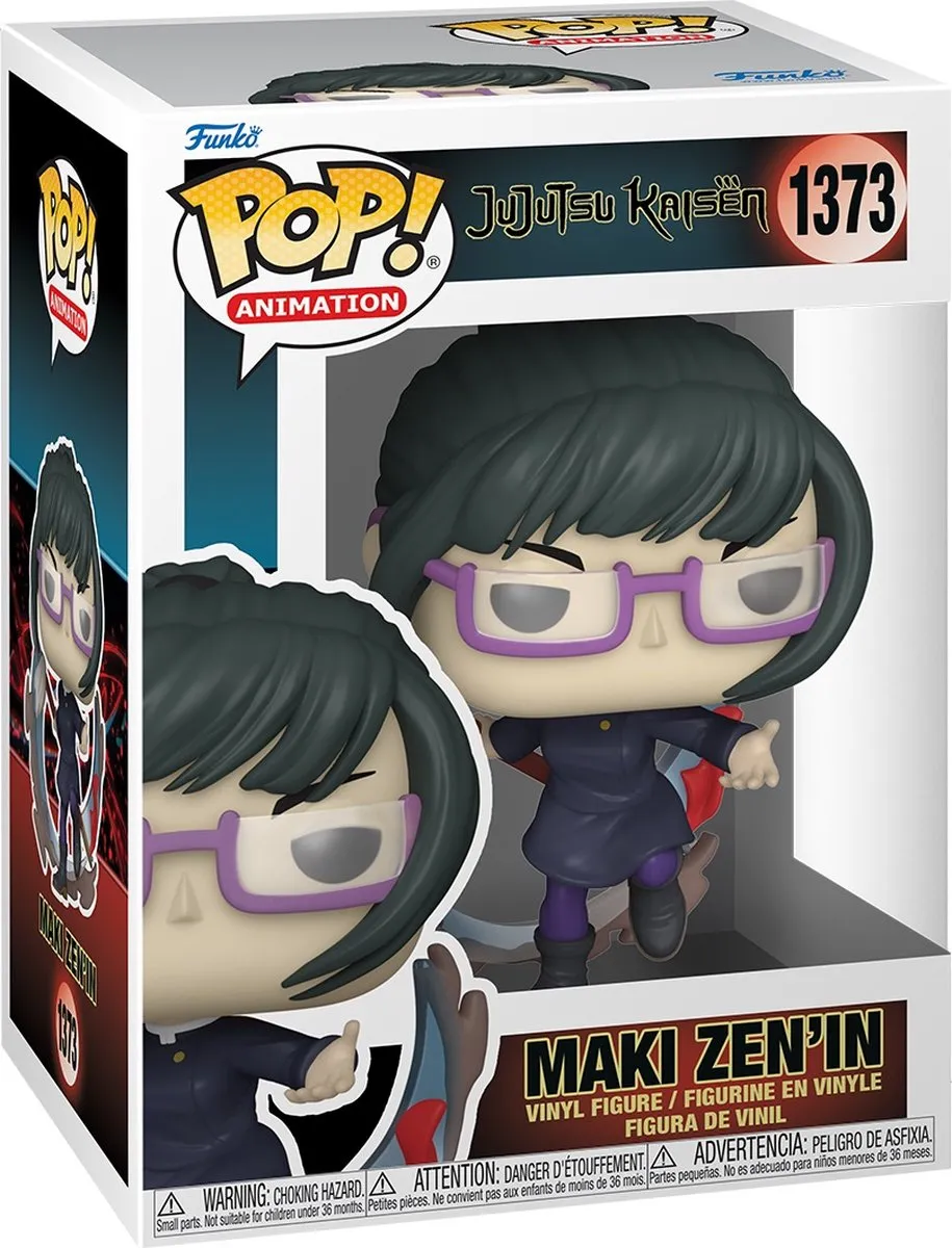 Funko POP! Maki Zenin Jujutsu Kaisen Verzamelfiguur 9cm - Multicolor