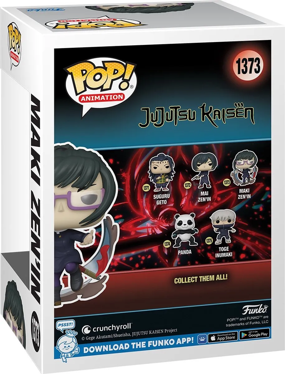 Funko POP! Maki Zenin Jujutsu Kaisen Verzamelfiguur 9cm - Multicolor