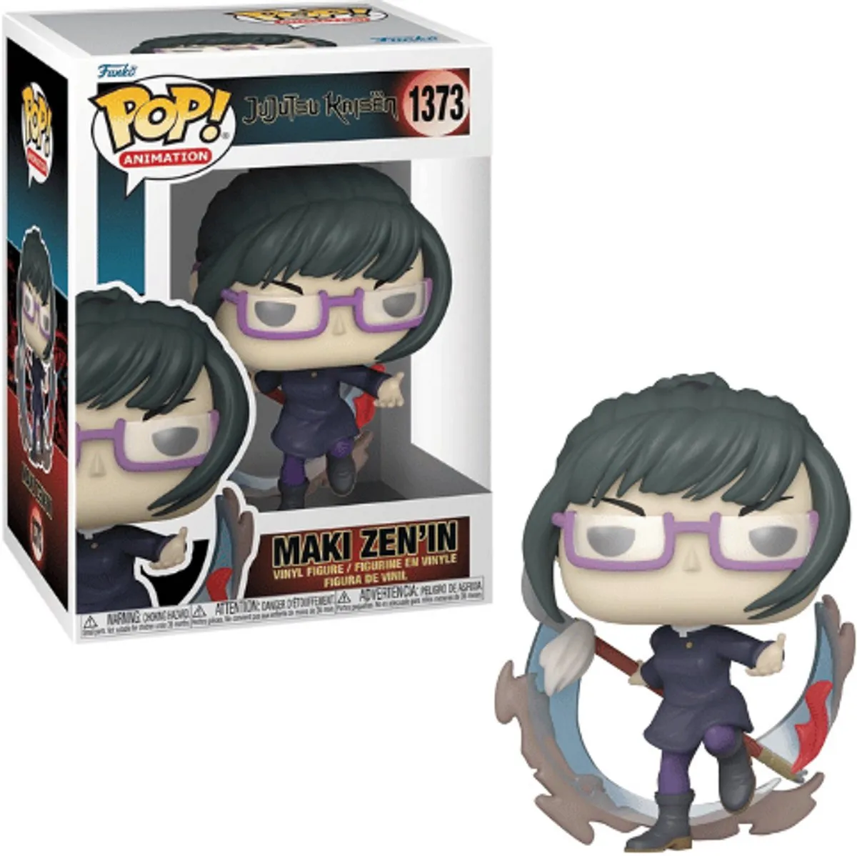 Funko POP! Maki Zenin Jujutsu Kaisen Verzamelfiguur 9cm - Multicolor