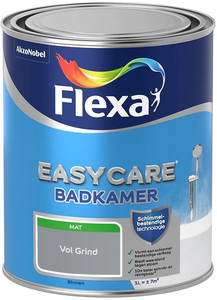 Flexa Easycare Badkamer Vol Grind Mengverf 1L