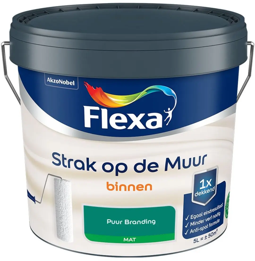 Flexa Strak Op De Muur Binnen Mat Mengverf 5L