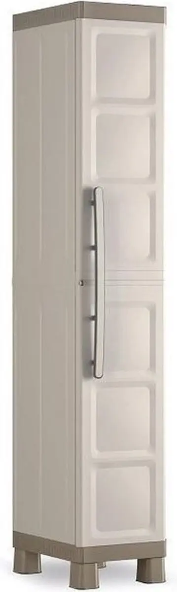 KIS Excellence 9673000-0313 Opbergkast 1 Deur - 33x182x45cm - Beige/Zand