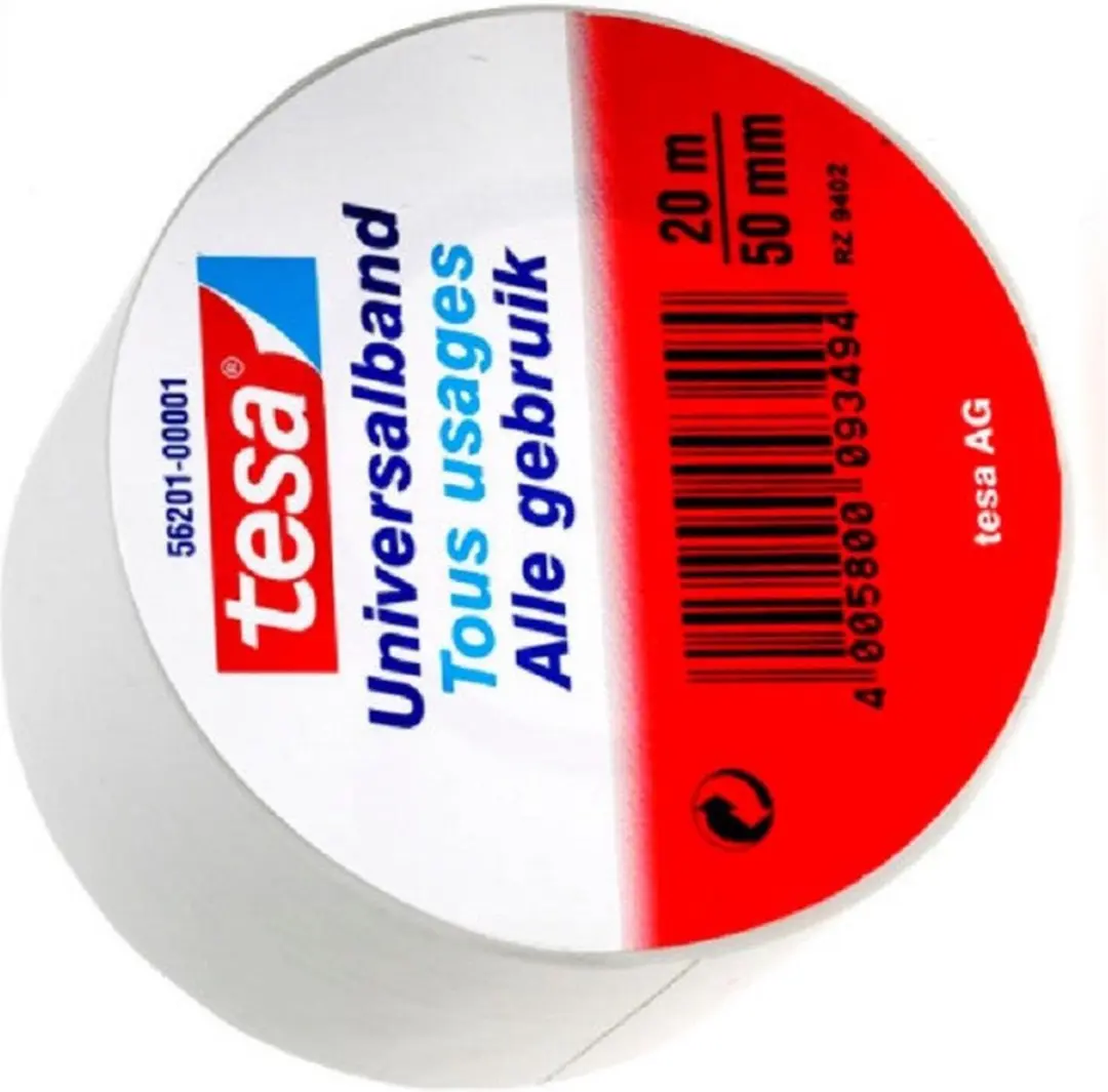 Tesa Universalband Isolatietape Wit 20m x 5cm