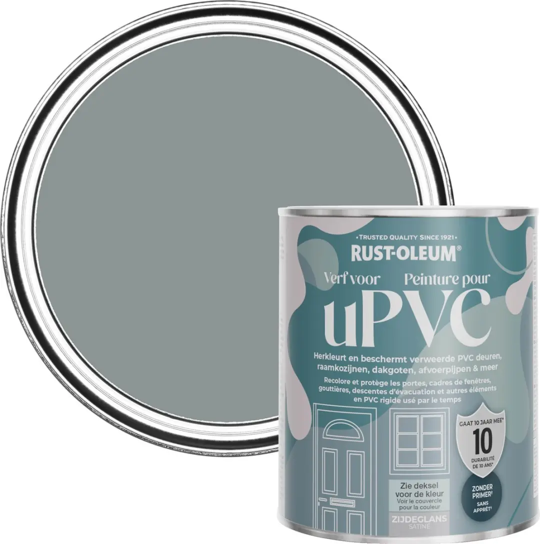 Rust-Oleum Donkergrijs Zijdeglans Verf Leisteen 750ml
