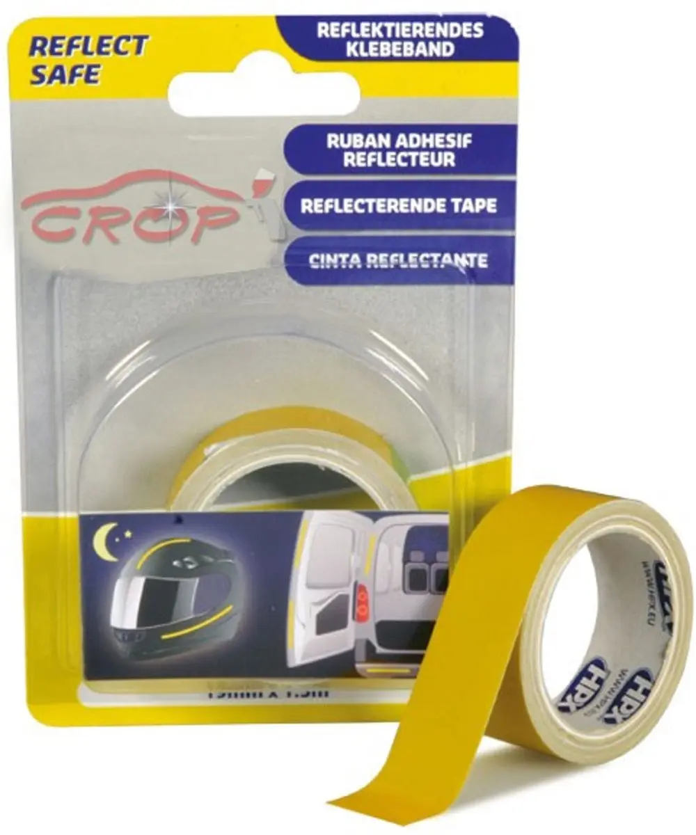 HPX Reflecterende Tape - Geel 19mm x 1,5m