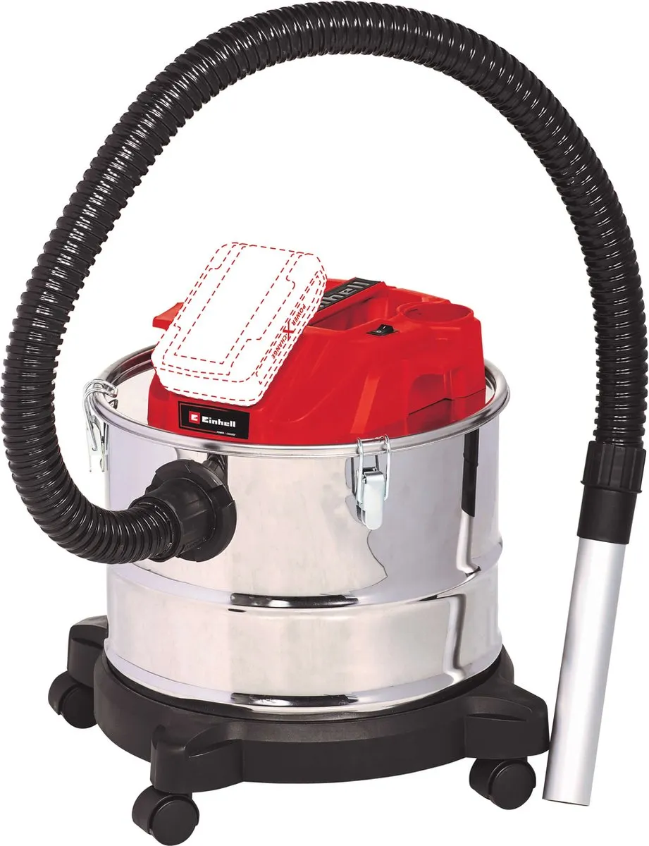 Einhell TE-AV 18/15 Li C Solo Accu Stofzuiger 15L - 100 mbar