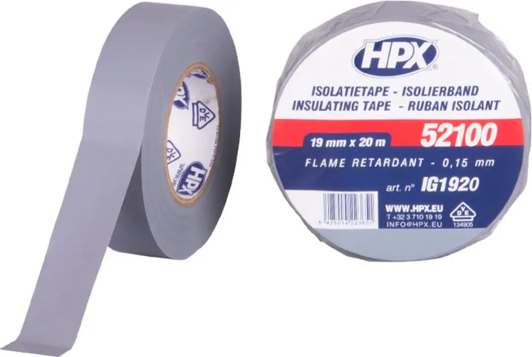 HPX PVC Isolatietape VDE 19mm x 20m