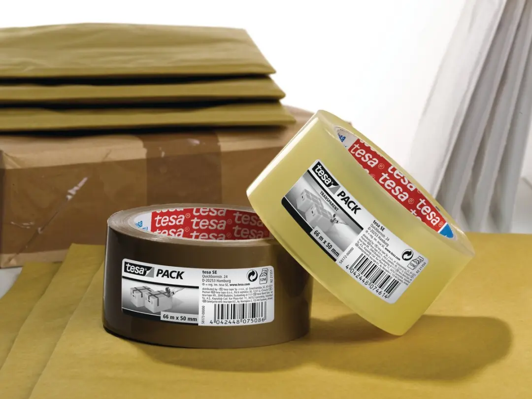 Tesa Standard Pakkingtape 66m x 50mm - Bruin