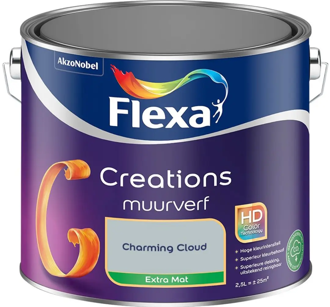 Flexa Creations Muurverf Extra Mat Charming Cloud 2,5L