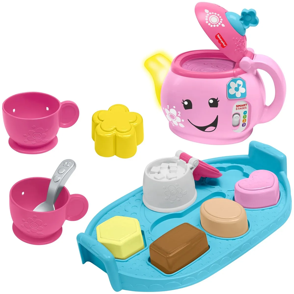 Fisher Price Leerplezier Goede Manieren Theeservies - Roze