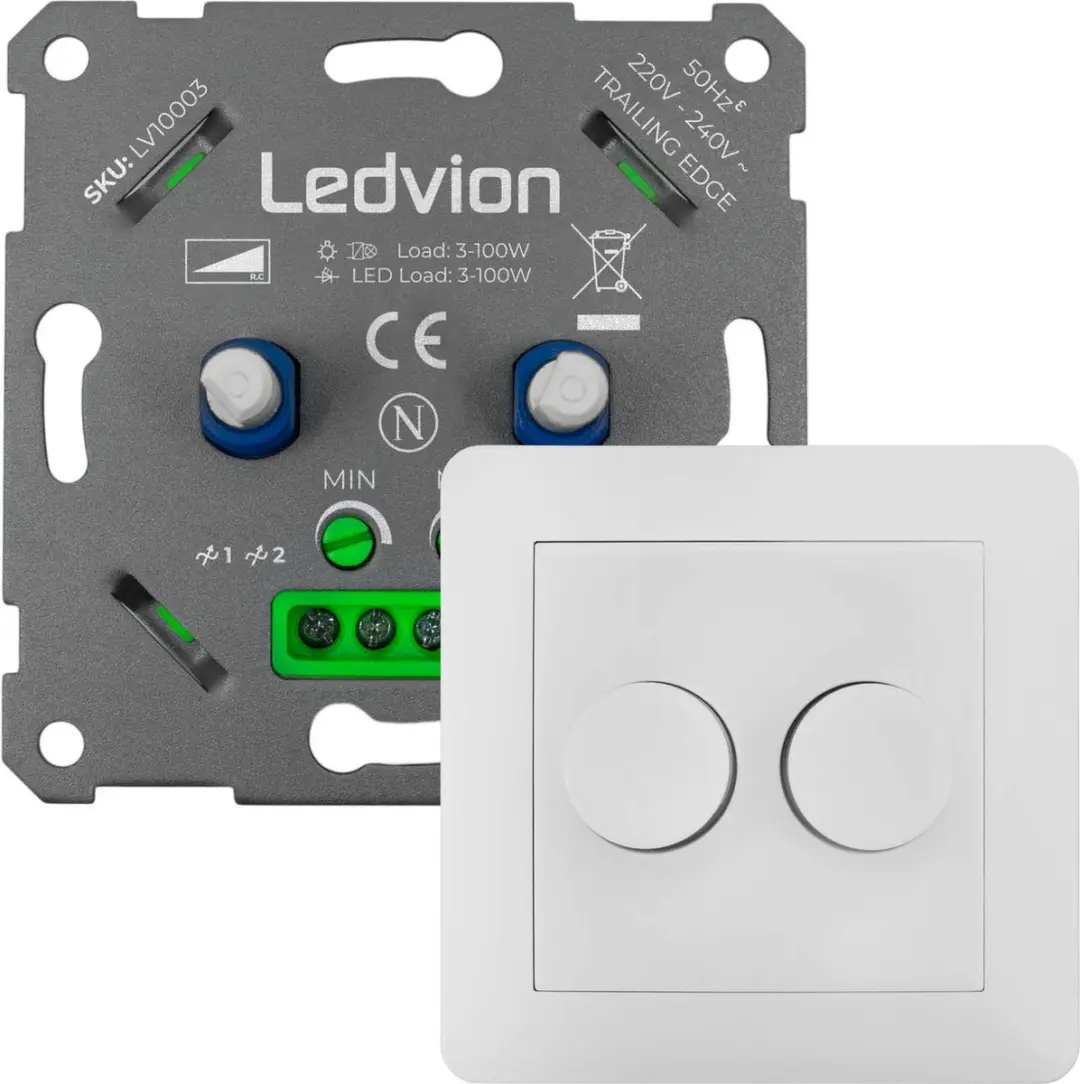 LEDVION LED Duo Dimmer 3-100W