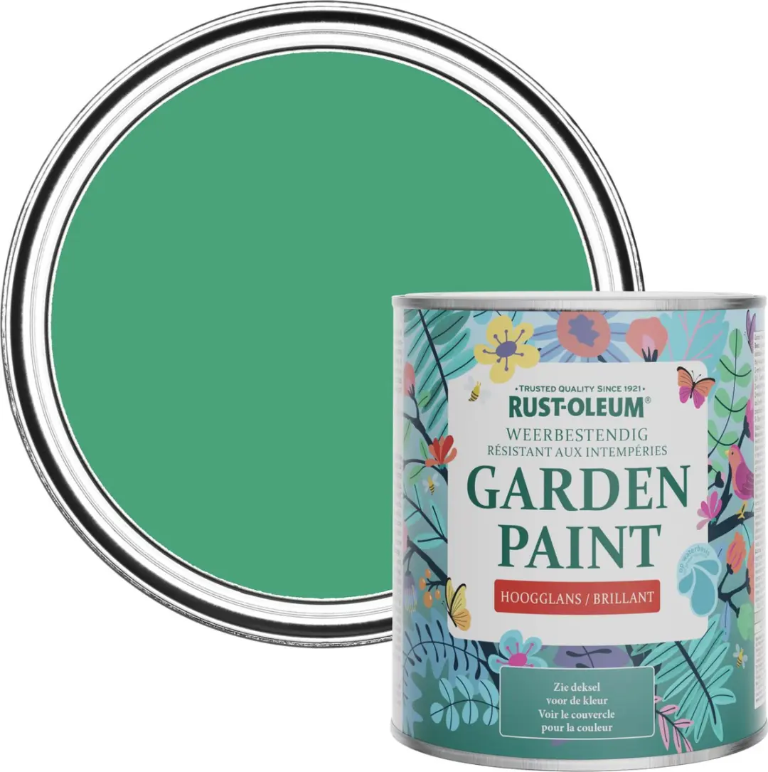 Rust-Oleum Groen Tuinverf Hoogglans 750ml