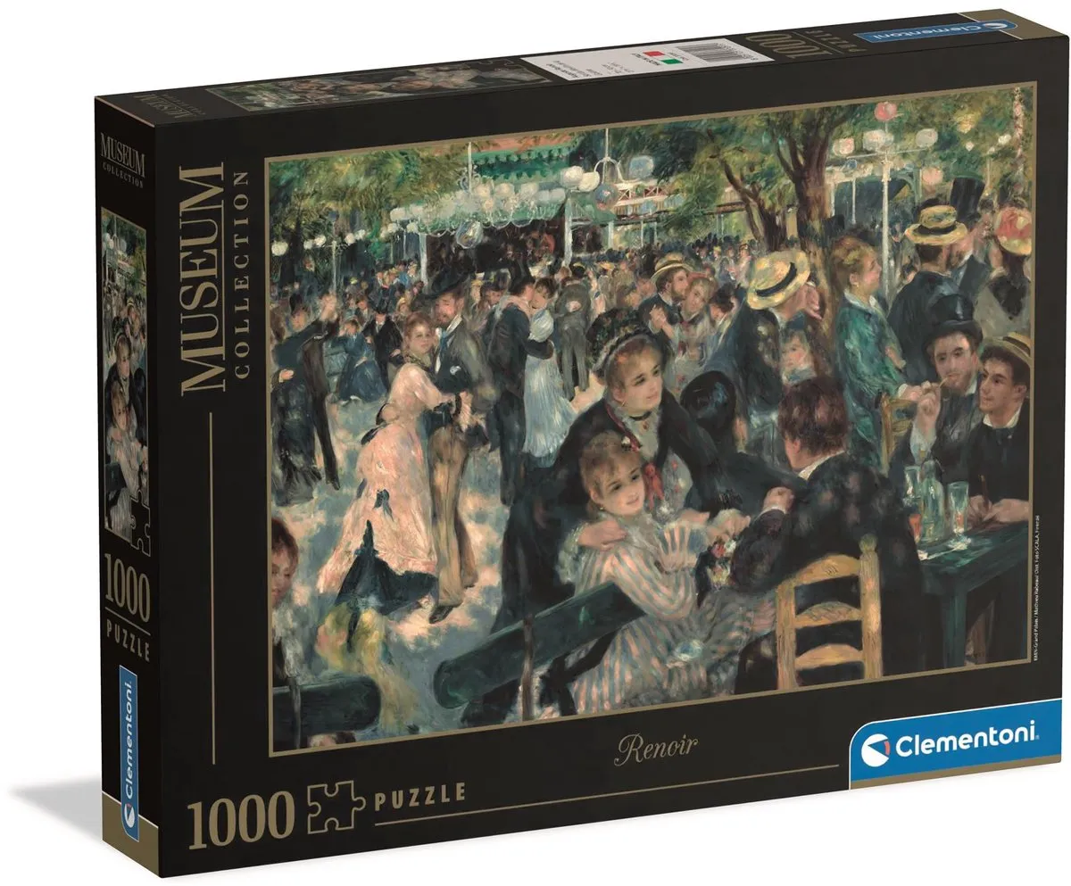 Clementoni Renoir Bal du Moulin de la Galette Puzzel 1000 Stuks