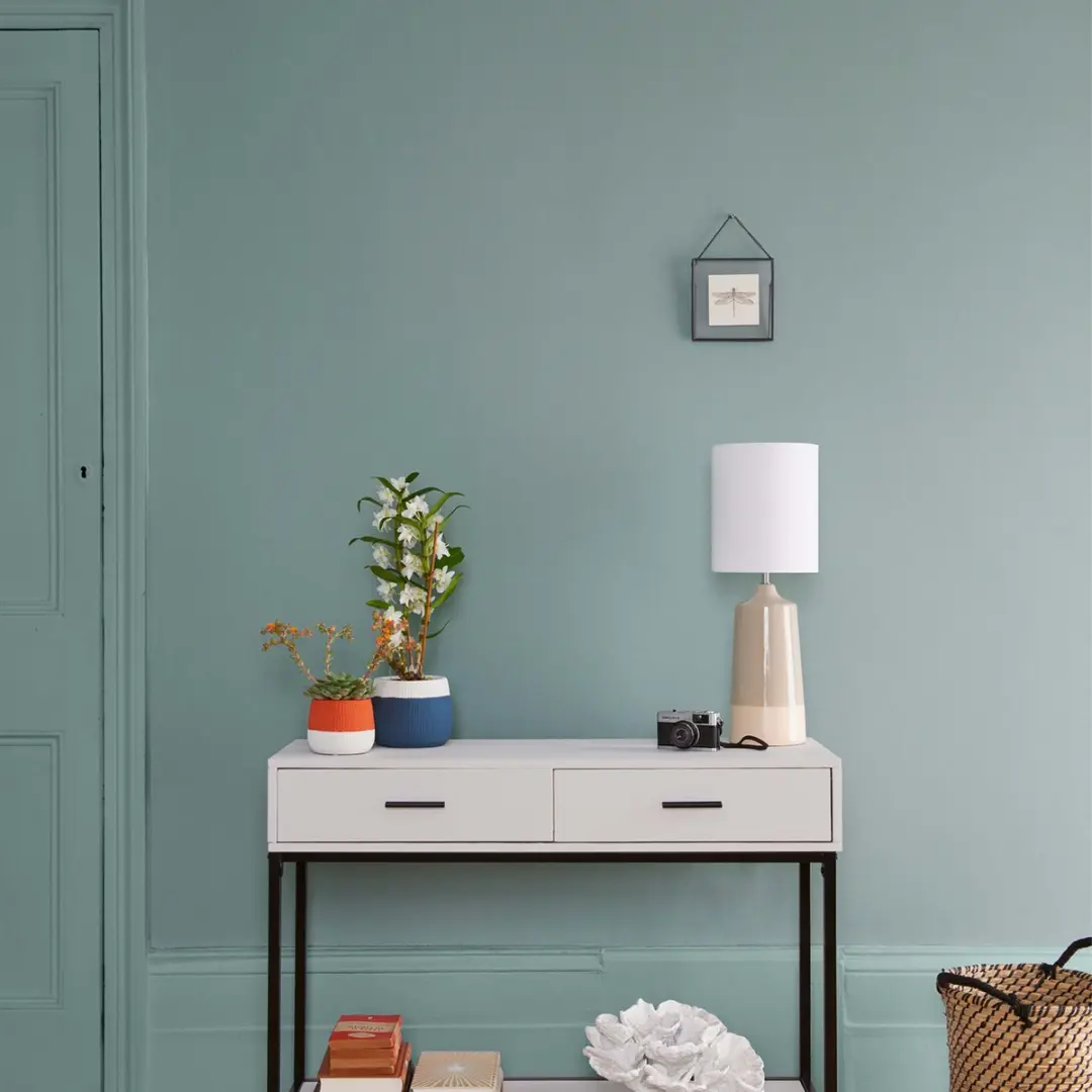 Rust-Oleum Gresham Blauw Chalky Finish Muurverf 2,5L