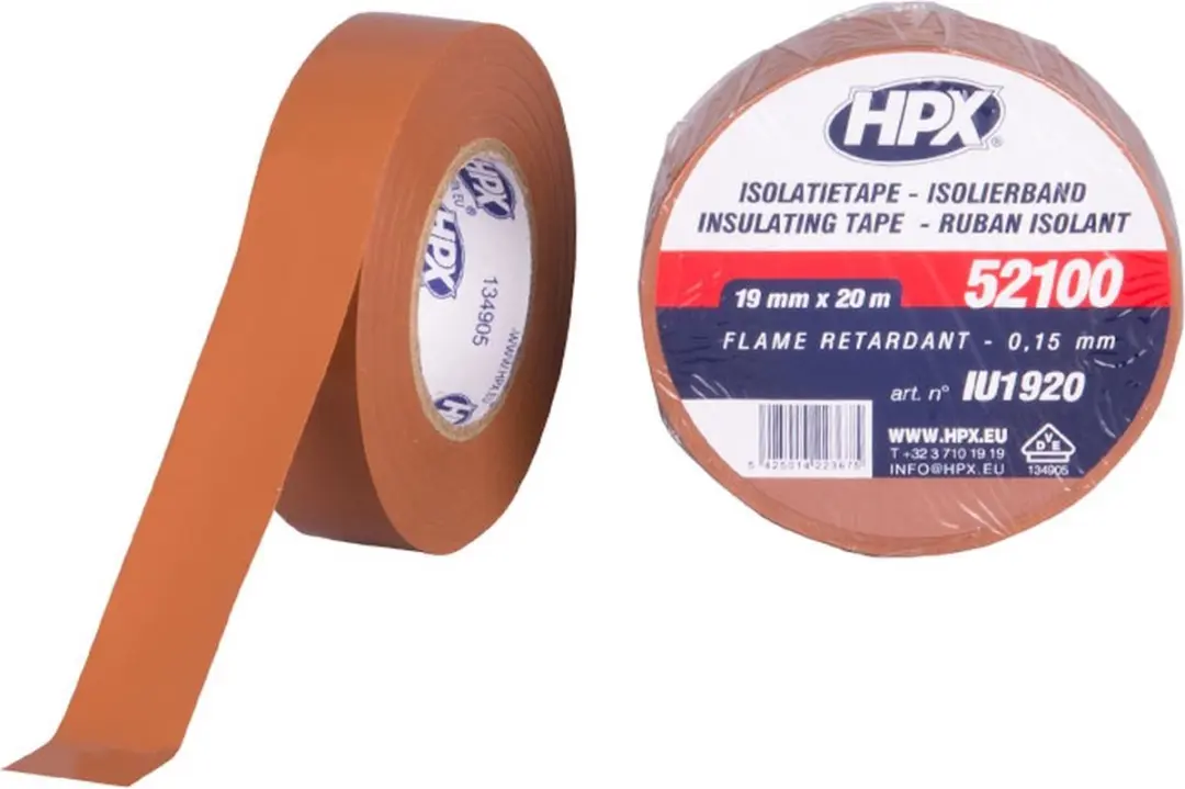 HPX PVC Isolatietape VDE 19mm x 20m