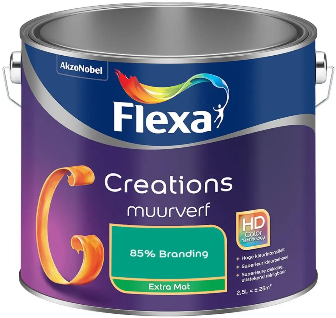 Flexa Creations Muurverf Extra Mat 85% Branding