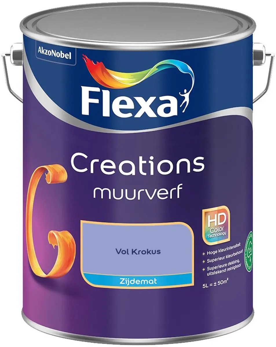 Flexa Creations Muurverf Zijdemat Vol Krokus 5L