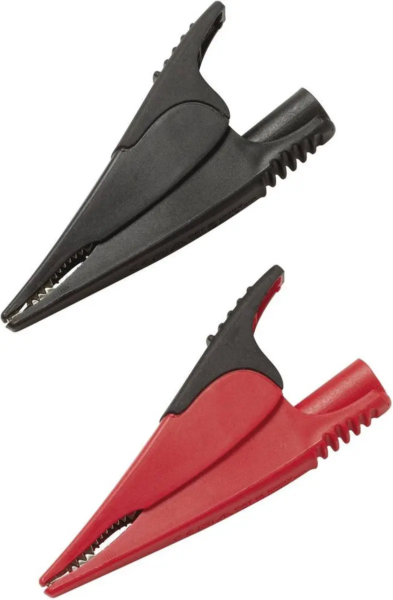 Fluke AC285 Veiligheids-krokodilklemmen - 4mm - CAT IV 600V/III 1000V - Rood/Zwart