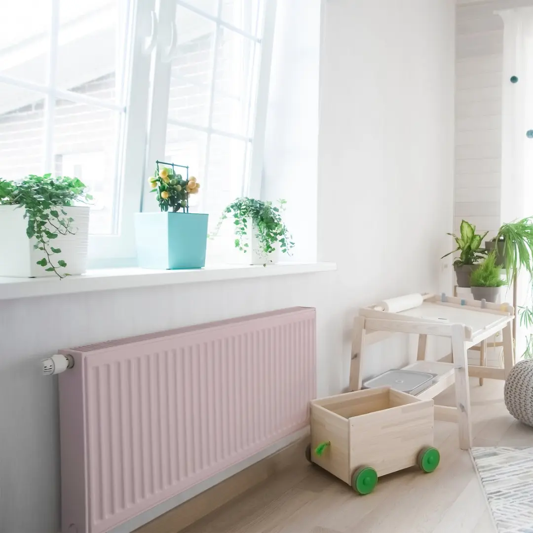 Rust-Oleum Roze Radiatorverf Zijdeglans Subtiel Licht 750ml