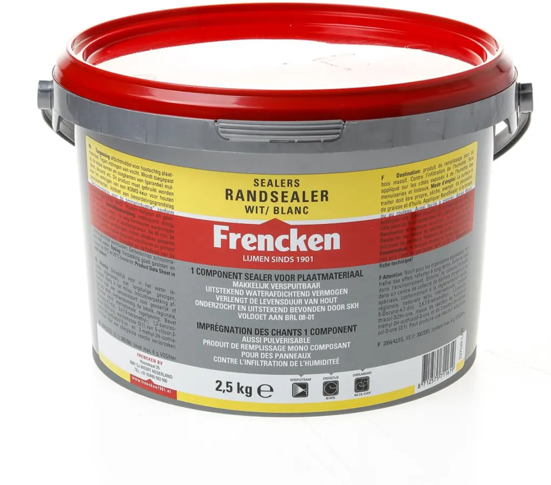 Frencken Randsealer 71161 - 2500ml - Wit