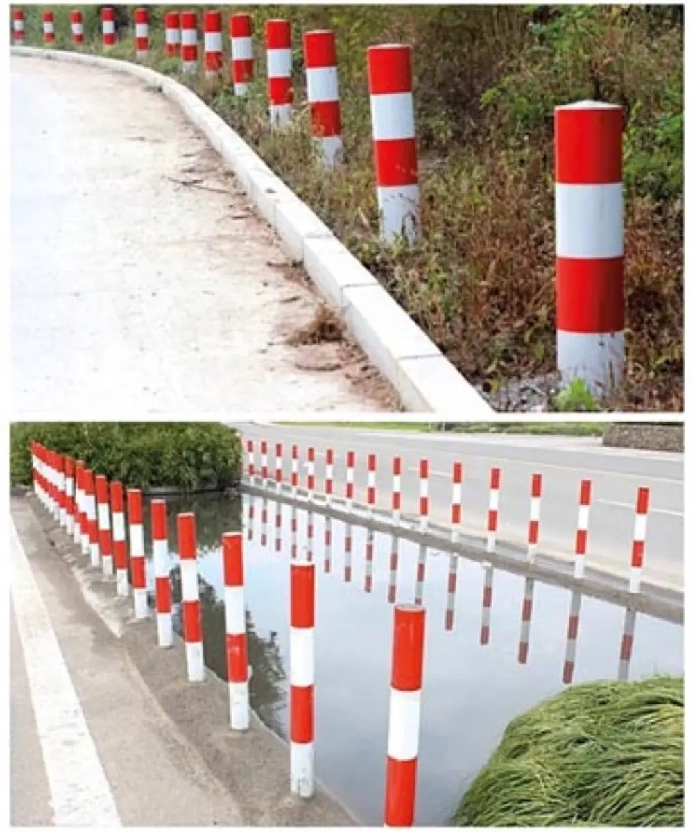 Perel Reflecterende Tape 5cm x 10m - Rood/Wit