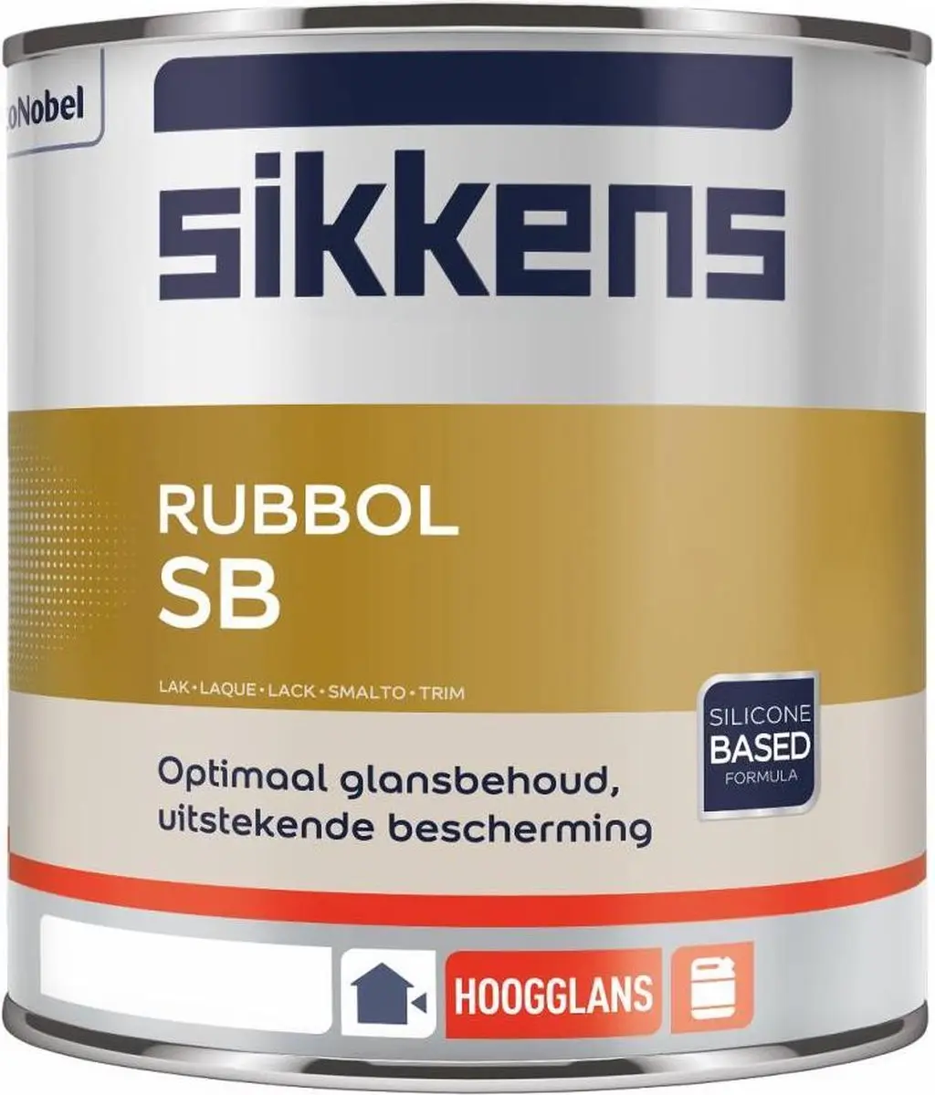 Sikkens Rubbol SB 1L - Ral 9010 Wit Houtverf