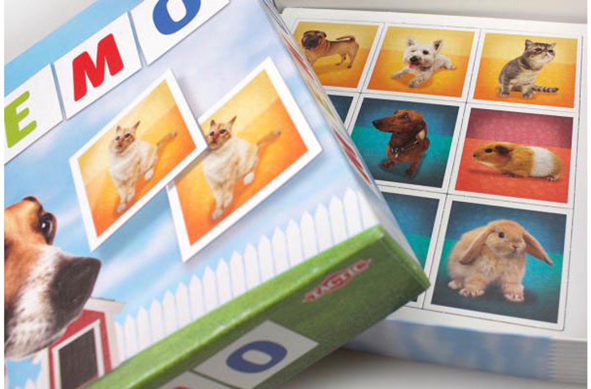 Tactic Memory - Kaartspel - Memo - Huisdieren