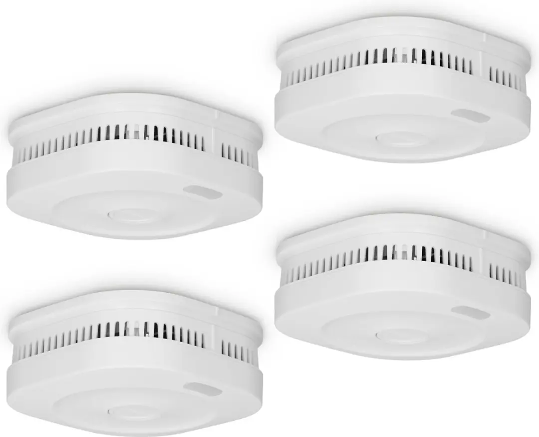 Alecto SMARTSMOKE11 Smart WiFi Rookmelder - 10 Jaar Batterij - 4 Stuks