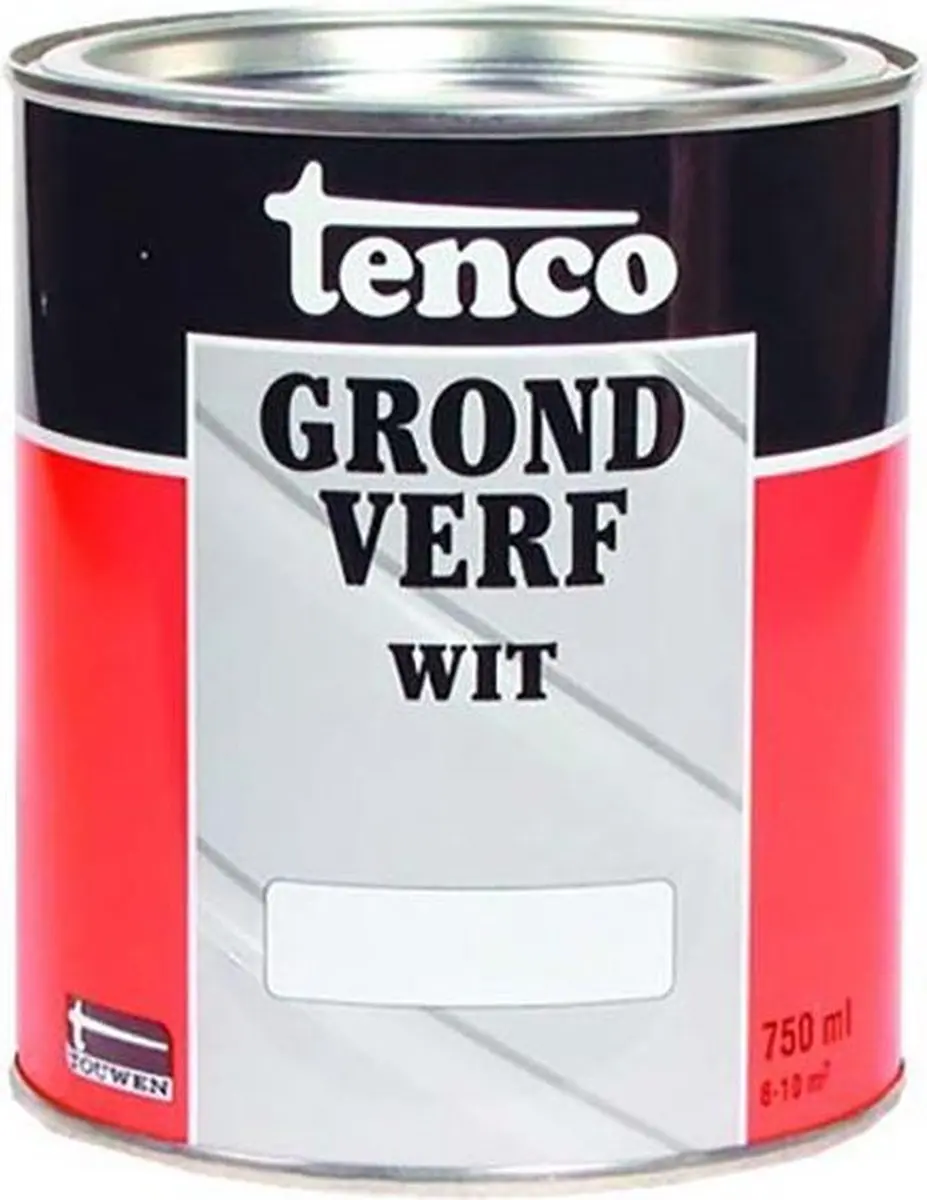Tenco Grondverf Waterbasis Wit 750ml