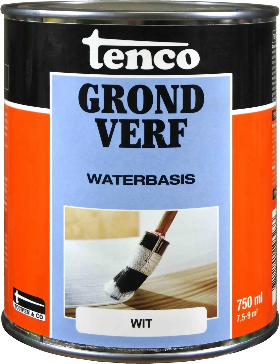 Tenco Grondverf Waterbasis Wit 750ml