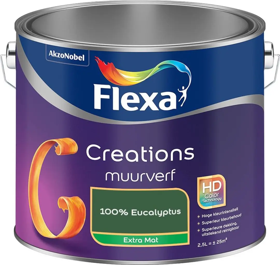 Flexa Creations Muurverf Extra Mat 100% Eucalyptus