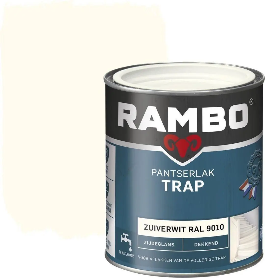 Rambo Pantserlak Trap RAL 9010 - 2.5L