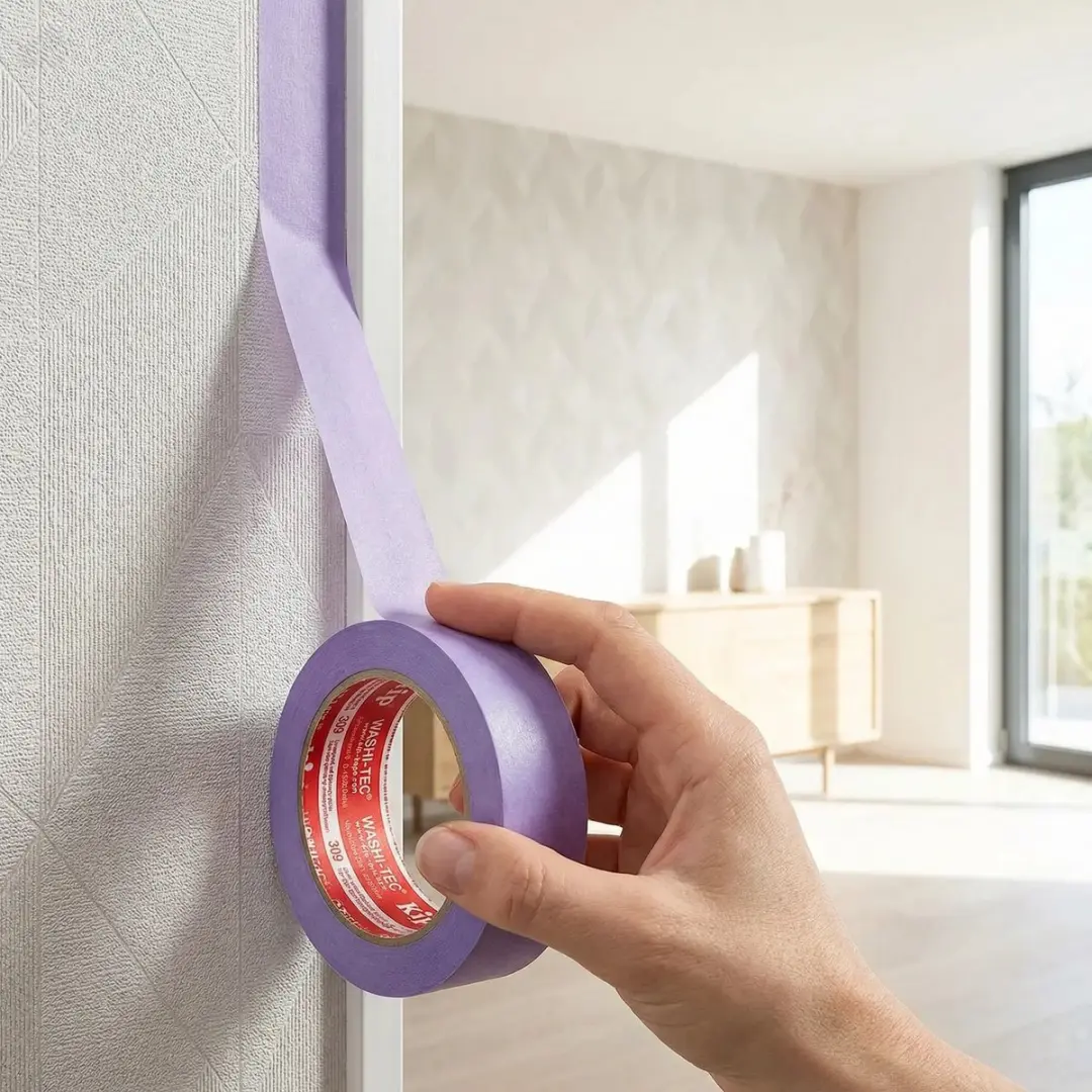 Kip 309 Washi Tape Lila 18mm - afbeelding 6 van 6