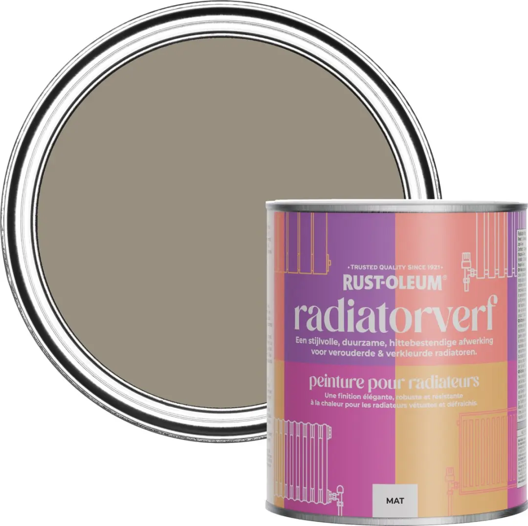 Rust-Oleum Bruine Radiatorverf Cacao 750ml