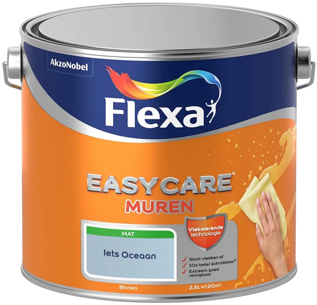 Flexa Easycare Muren Iets Oceaan Mengverf 2,5L