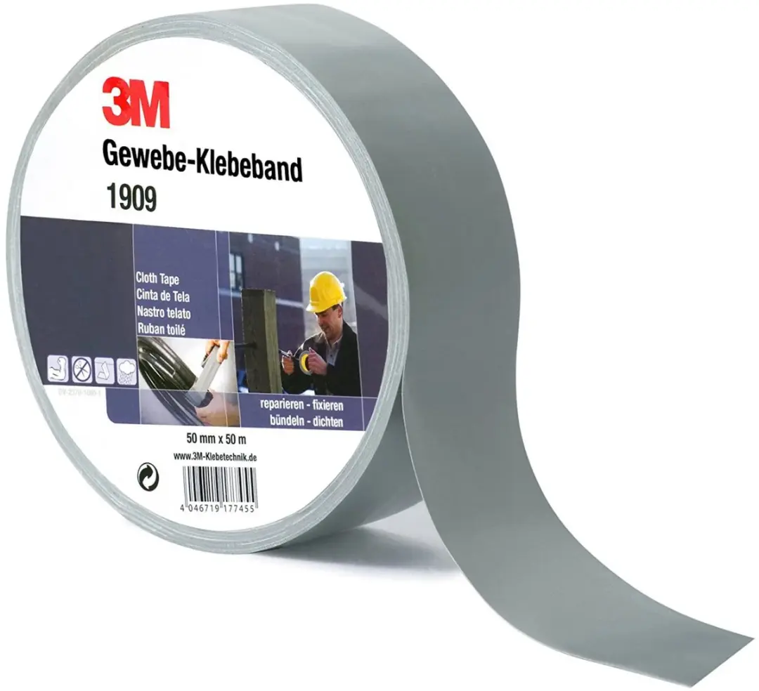 3M 1900 Duct Tape 50mm x 50m - Zilver