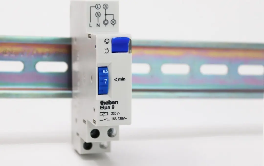 Theben ELPA 9 Elektromechanische Trappenhuistimer 300W - Wit - afbeelding 6 van 6