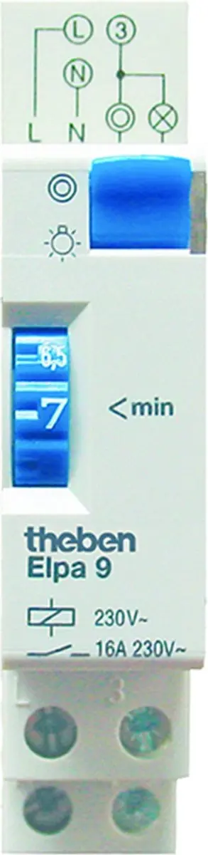 Theben ELPA 9 Elektromechanische Trappenhuistimer 300W