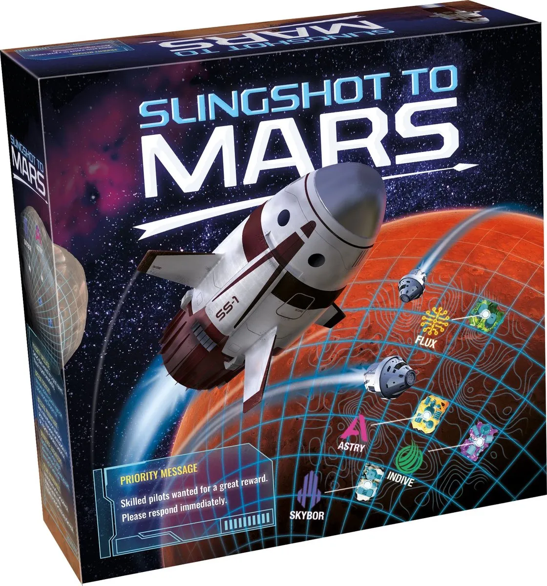 Tactic Slingshot to Mars Bordspel - 2-4 Spelers - Vanaf 8 Jaar