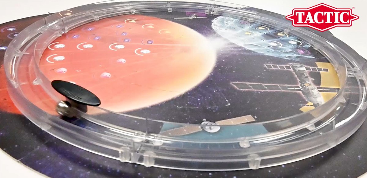 Tactic Slingshot to Mars – Bordspel – Behendigheid en Strategie – Ruimtevaart en Mijnbouw – Familiespel – 2 tot 4 Spelers – Vanaf 8 Jaar