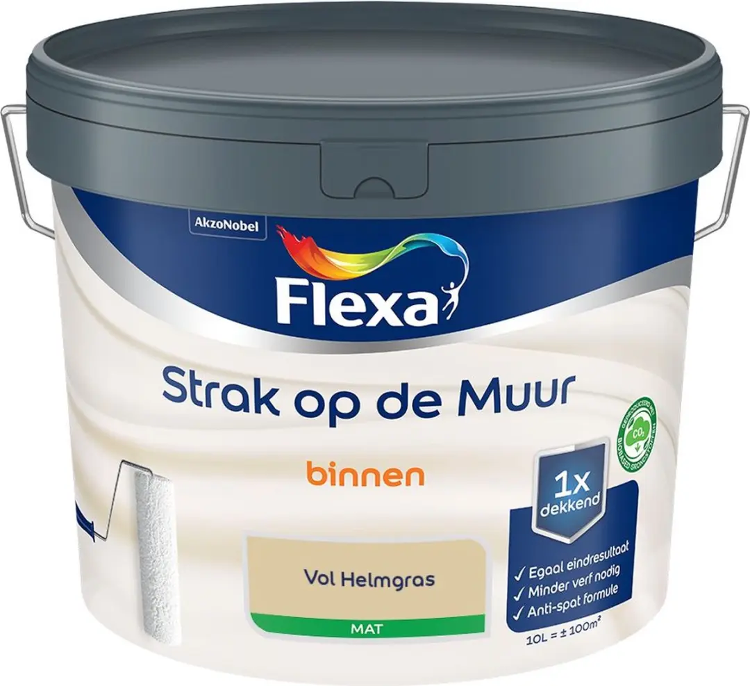Flexa Strak Op De Muur Binnen Mat Vol Helmgras 10L