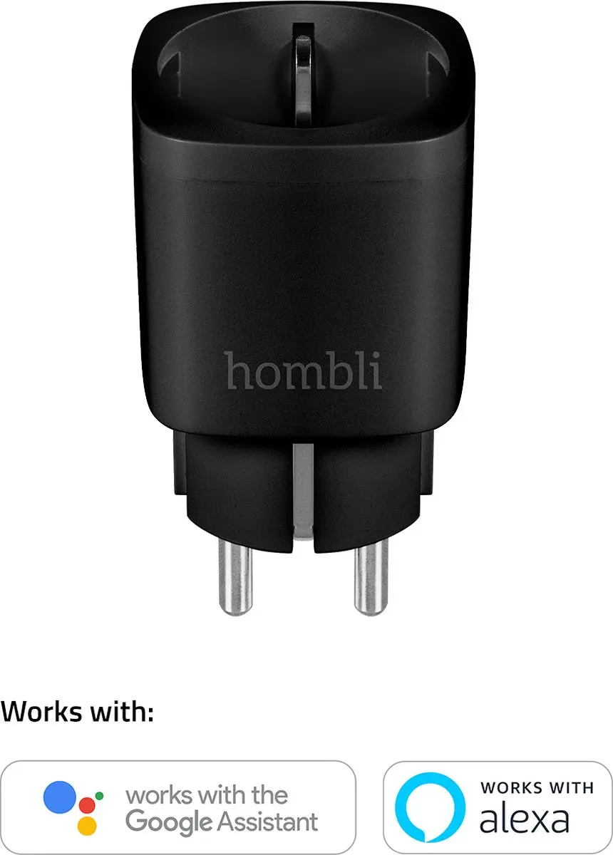 Hombli Slimme Stekker - Wifi Stopcontact 3 Stuks - Zwart