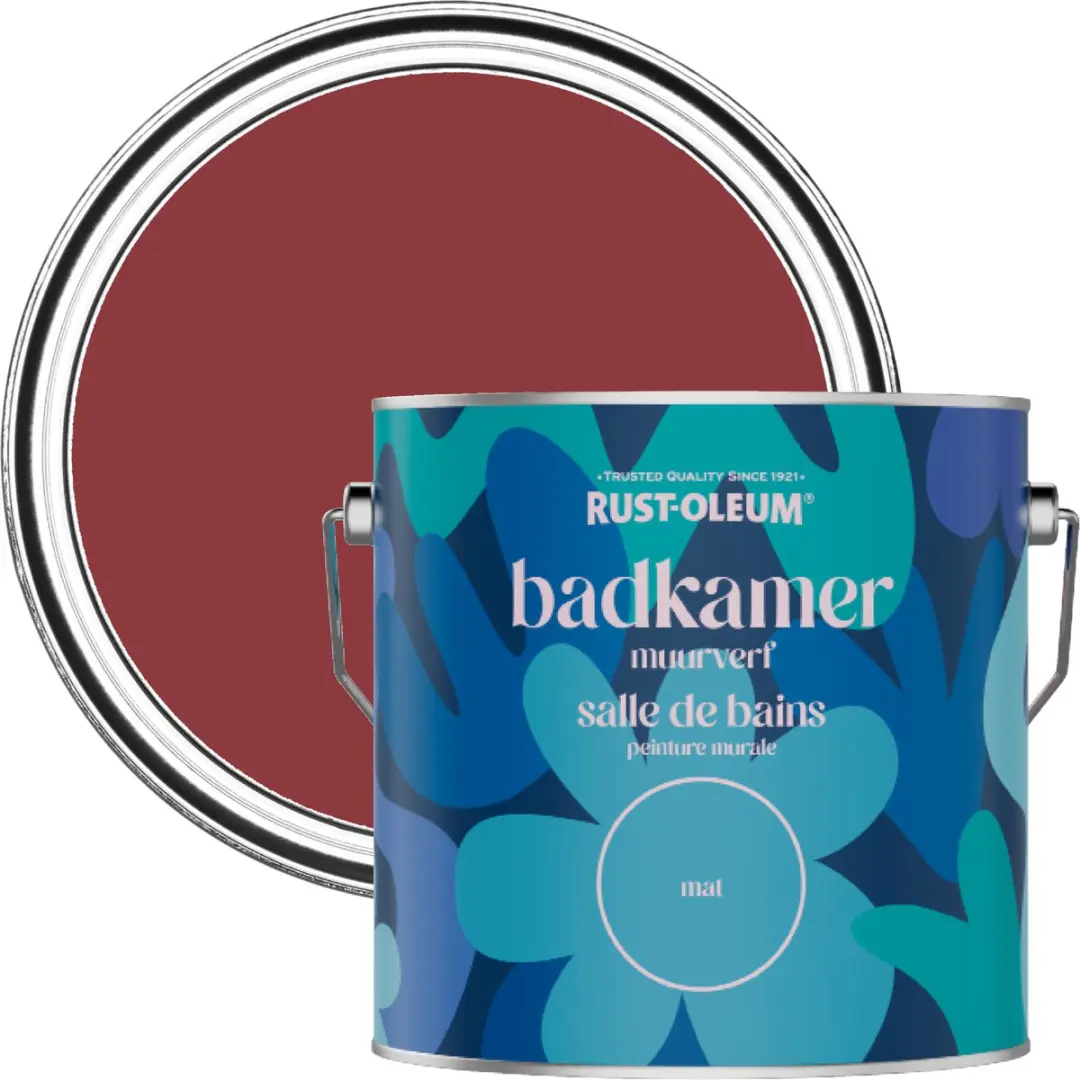Rust-Oleum Imperium Rood Badkamerverf 2,5L
