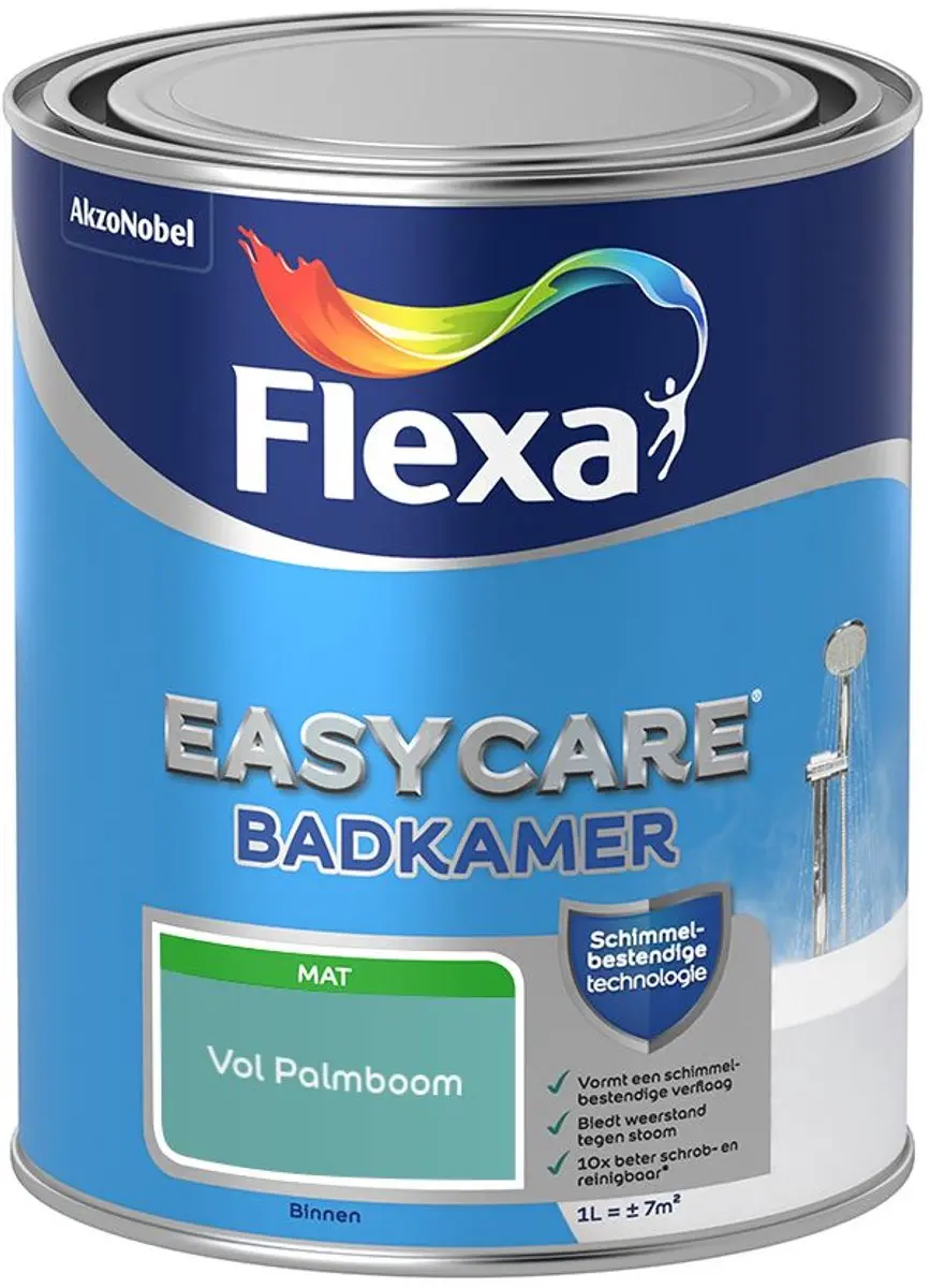 Flexa Easycare Badkamer Mengverf Vol Palmboom 1L