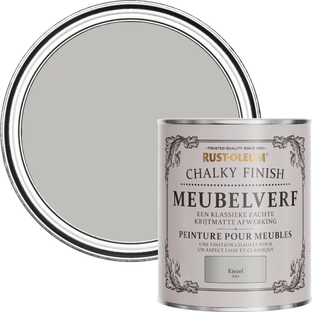 Rust-Oleum Lichtgrijs Chalky Finish Meubelverf 750ml