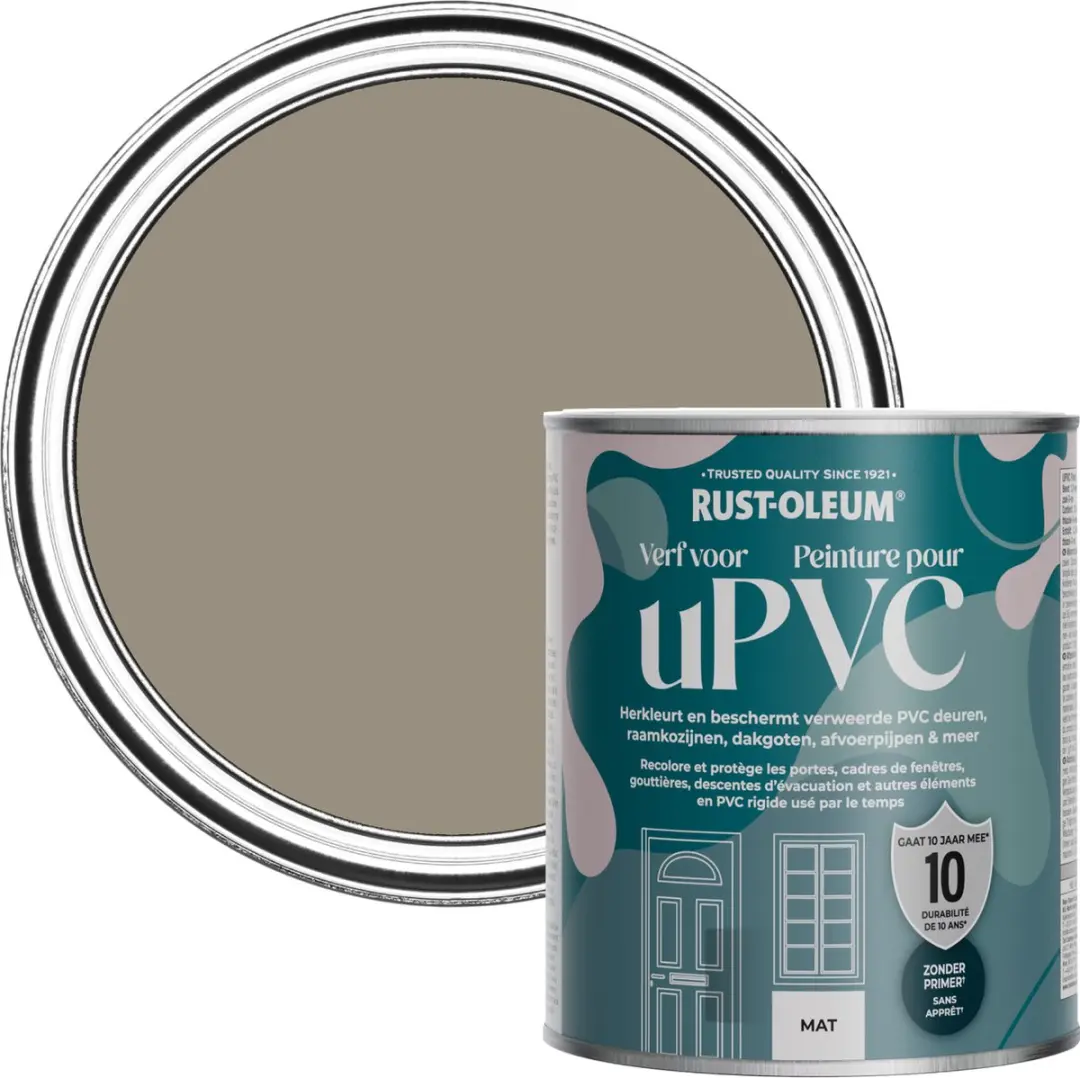 Rust-Oleum Bruin Verf voor PVC 750ml