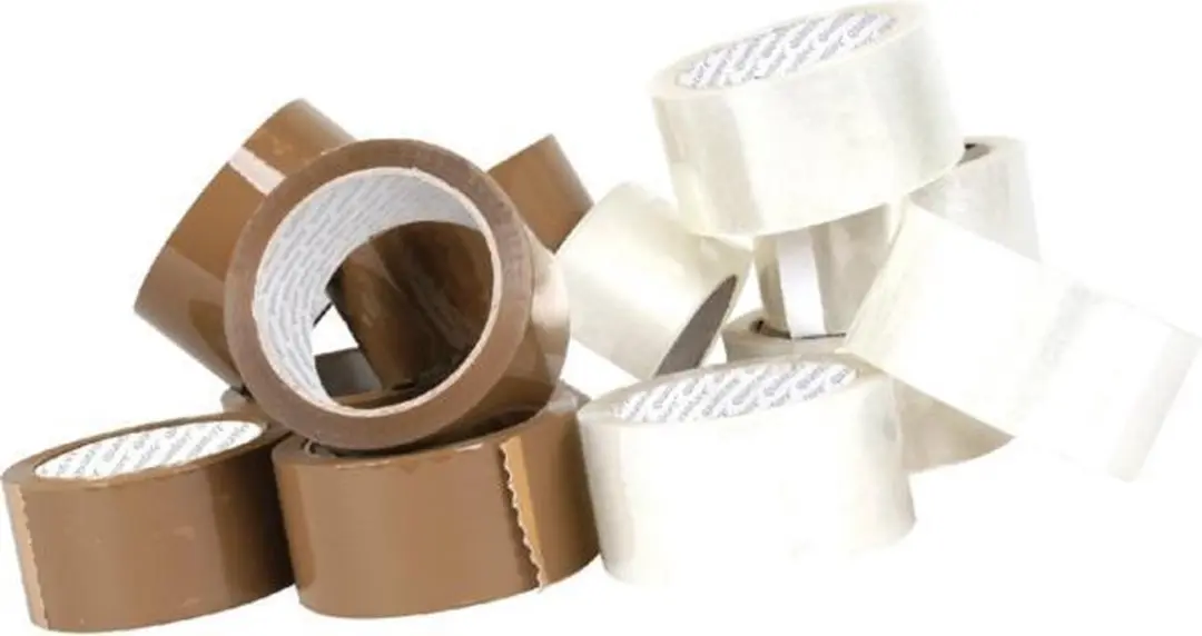 Quantore Verpakkingsband 50mm x 60m Bruin - 6 Stuks